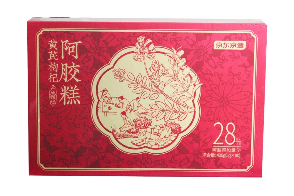 黄芪枸杞阿胶糕-京东京造400g/盒